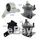 For 2007-2009 Acura MDX 3.7L Motor & Trans Mount Set 4526 4527 65022 65016 M1271