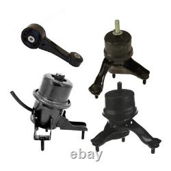 For 2011-2014 Toyota Sienna 3.5L 4PCS Engine Motor & Trans Mount Hydraulic Set