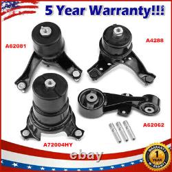 For 2012-2017 Toyota Camry 2.5L 4x Auto trans Engine Motor & Transmission Mount