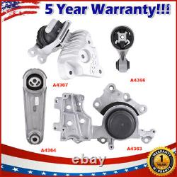 For 2014-2017 Nissan Rogue 2.5L Engine Auto Transmission Motor Mount Kit 4Pcs