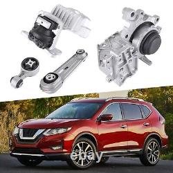 For 2014-2017 Nissan Rogue 2.5L Engine Auto Transmission Motor Mount Kit 4Pcs