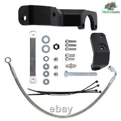 For 2015+ Subaru WRX Impreza STi Pitch Stop Brace & Stainless Steel Clutch Line