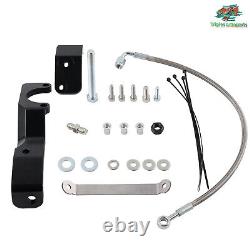 For 2015+ Subaru WRX Impreza STi Pitch Stop Brace & Stainless Steel Clutch Line