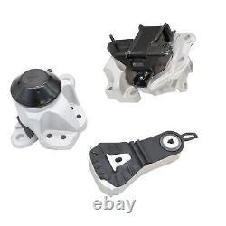 For 2016-2019 Ford Explorer 3.5L Auto Trans 3pcs Engine Motor & Trans. Mount Set