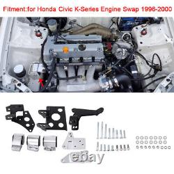 For 96-00 Honda Civic K20 K24 K-Series Engine motor Mounts Bracket K Swap EK