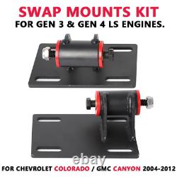 For Chevrolet 2004-2012 Colorado / Canyon & 2005-10 Ls Swap Mounts Gen3 Gen4 Kit