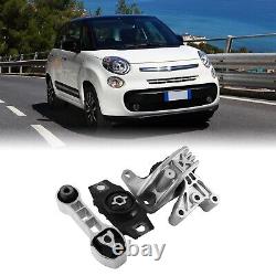 For Fiat 500 L4 1.4l Trans. Engine Motor Mount & Torque Strut Mount 3pcs/set