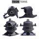 For Honda Odyssey 3.5L Engine & Trans Mount 4PCS with Electr. Cont. 11-17 Auto