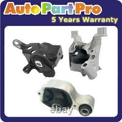 For Mazda 3 6 CX-5 2.5L L4 14-16 Front Rear Engine Motor & Trans Mount Set 3PCS