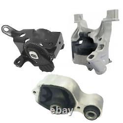 For Mazda 3 6 CX-5 2.5L L4 14-16 Front Rear Engine Motor & Trans Mount Set 3PCS