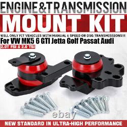 For VW Jetta A3 2.0T MK5 MK6 Golf GTI R Dog Bone withTransmission Engine Mount kit