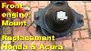 Front Engine Mount Replacement Honda Accord 2003 2007 Acura Tsx 2004 2005 Stop Engine Vibration