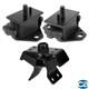 Front Engine Mounts & Rear Trans Mount 3PCS For Toyota Tacoma 23-16 2.7L RWD