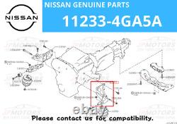 Genuine INFINITI Q40 Q50 NISSAN V37 LH Engine Mount Bracket JDM 11233-4GA5A