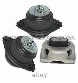 HYDRAULIC ENGINE MOTOR TRANSMISSION MOUNTS fr MERCEDES W251 R350 R500 R550 SET 3