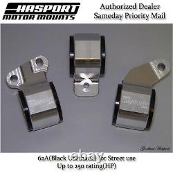 Hasport for 88-91 Honda Civic/CRX D-Series OBD0 Stock Replacement Mount Kit 62A
