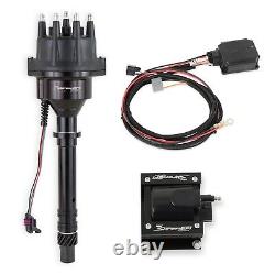 Holley? Fi Hyperspark 2 Ignition Master Kit, Box Coil Distributor Black, Sbc/bbc