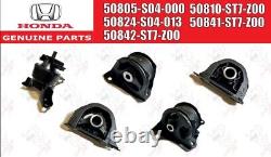 Honda Civic EK9 Genuine 5 Piece Set Engine & Transmission Motor Mount Kits OEM