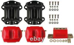 Hooker 1998-2002 Camaro Firebird LS1 Polyurethane Motor Trans Mount Kit Red Poly