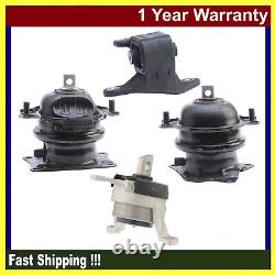 Hydraulic Engine Motor & Auto Trans Mount For Acura MDX Honda Pilot 3.5 Set 4PCS