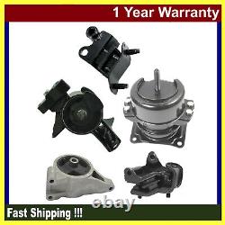 Hydraulic Engine & Trans. Mount with Auto 5PCS For Honda Ridgeline 2010-2014 3.5L