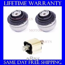 Hydraulic Engine & Transmission Mount Set For Mercedes W220 S500 S430 CL S Class