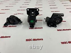 Innovative for 00-05 Toyota MR2 Spyder 1ZZ Black Steel Mounts 75A Bushings