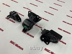 Innovative for 00-05 Toyota MR2 Spyder 1ZZ Black Steel Mounts 75A Bushings