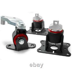 Innovative for 04-08 Acura TSX K-Series Black Steel Mounts 75A Bushings
