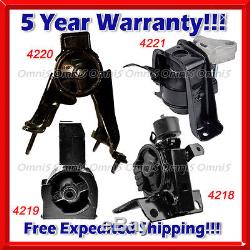 K024 Fit 03-08 Toyota Corolla 1.8L Engine & Trans. Mount for AUTO TRANS(4pc Set)