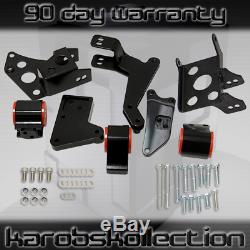 K20/K24 K Series Swap Motor Mounts Kit for 1996-2000 Honda Civic with Hardware