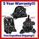 K298 Fit 1997-2001 Honda Prelude 2.2L Motor & Transmission Mount Set 3PCS