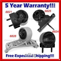 K717 Fit 99-02 Suzuki Esteem 1.8L AUTO Trans, Engine Motor & Trans Mount 4PCS