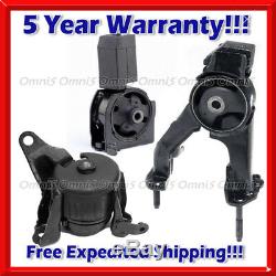 K735 Fit 2005-2010 Scion TC 2.4L AUTO, Engine Motor Mount Set A62033 A62037H