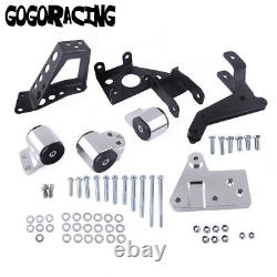 K-Series Swap Motor Mounts Bracket Kit For 92-95 Civic EG 94-01 Integra K20 K24