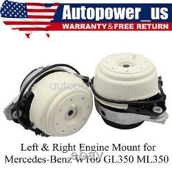 Left & Right Engine Mount for Mercedes 1662406817 1662406917 W166 GL350 ML350