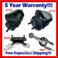 M738 Fits 2012-2013 Chevrolet Impala 3.6L Engine Motor & Trans Mount Set 4pcs