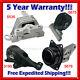 M912 Fit 2013-2019 Cadillac XTS 3.6L AWD AUTO Engine Motor & Trans Mount Set 4pc