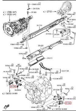 MAZDA Genuine RX-8 ENGINE MOUNTS MT MANUAL TRANSMISSION RIGHT LEFT JDM OEM