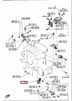 Mazda OEM Engine Transmission Mount Front GJ23-39-050C genuine