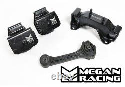 Megan Reinforced Engine Motor Mounts For 95-07 Subaru Impreza Wrx Gc Gd 5mt Only