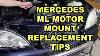 Mercedes Benz Ml320 Motor Mount Replacement Tips W163