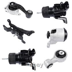 Motor & Trans Mount 6Pcs Set Fits Nissan Murano 2009-2014 V6 3.5L Auto Trans CVT