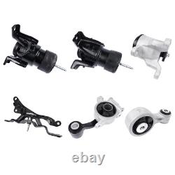 Motor & Trans Mount 6Pcs Set Fits Nissan Murano 2009-2014 V6 3.5L Auto Trans CVT