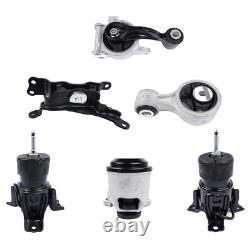 Motor & Trans Mount 6Pcs Set Fits Nissan Murano 2009-2014 V6 3.5L Auto Trans CVT