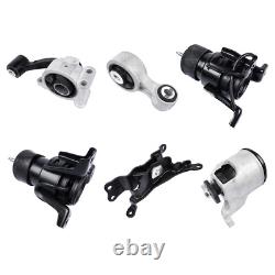 Motor & Trans Mount 6Pcs Set Fits Nissan Murano 2009-2014 V6 3.5L Auto Trans CVT
