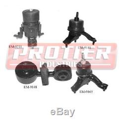Motor & Trans. Mount Kit for 2002-2006 Toyota Camry 2.4L Auto Transmission