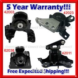 N158 Fits 2013-2018 Toyota RAV4 2.5L GAS AWD Engine Motor & Trans Mount Set 4pc