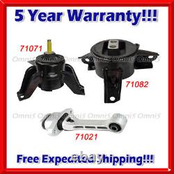 N263 Fit 2014-15 Hyundai Tucson/2014-16 Kia Sportage 2.4L Motor & Trans Mount 3X