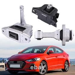 N482 For 2017-2018 Hyundai Elantra 2.0l Auto Motor & Transmission Mount 3pcs/set